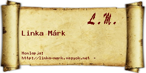 Linka Márk névjegykártya