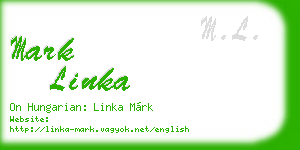 mark linka business card